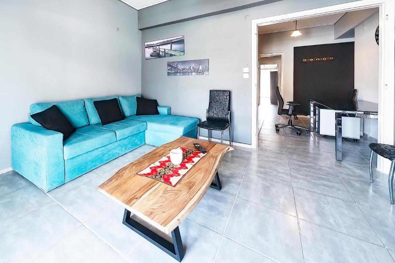 Topfloor Central Apt With Urban Views,3' To Metro Athens Luaran gambar