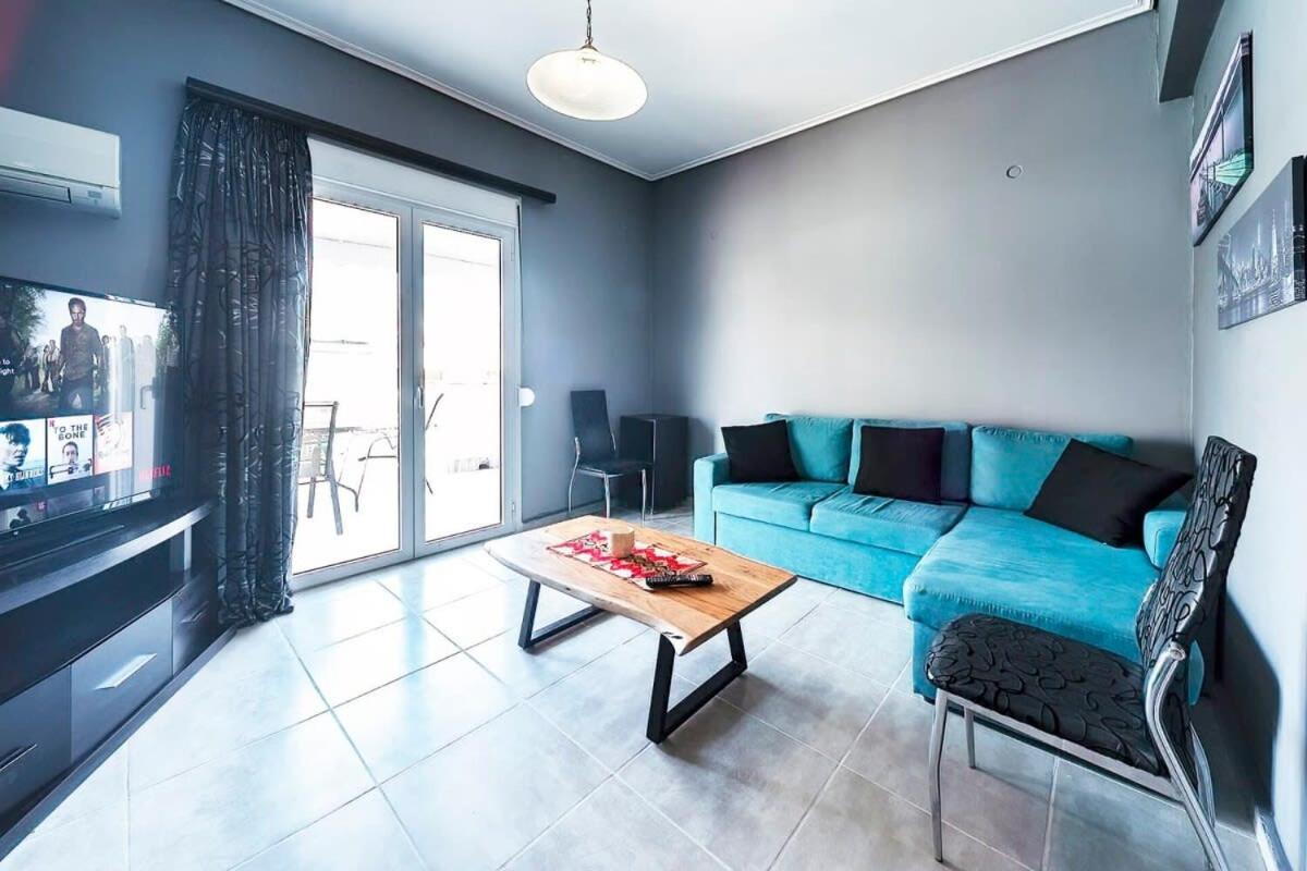 Topfloor Central Apt With Urban Views,3' To Metro Athens Luaran gambar